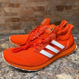 Adidas UltraBoost 1.0 DNA University Miami Hurricanes Orange FY5812 Size 16